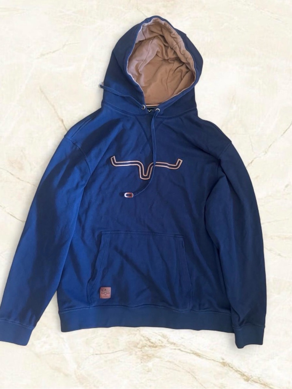 Kimes Ranch Men's Fast Talker Pullover Hoodie in Navy / Dark Indigo-XXL Western